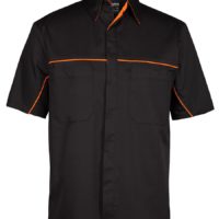 Corporate Podium Industry Shirt orange piping